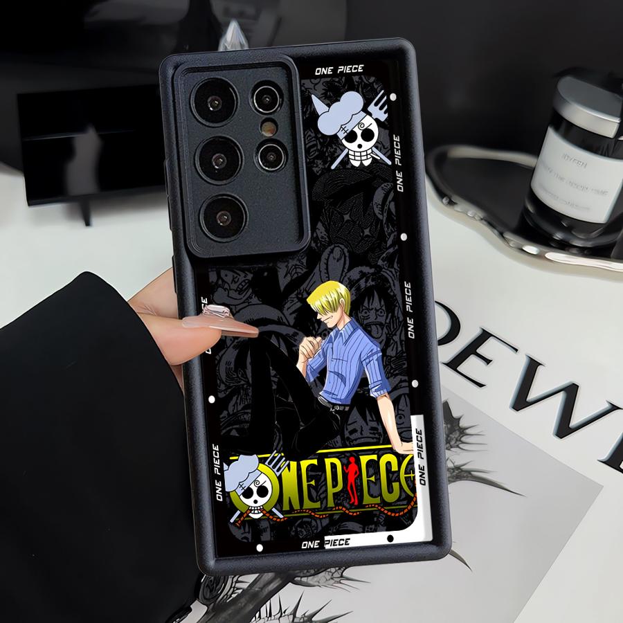 

Аниме One Piece Чехол Sanji Usopp для Samsung Galaxy S22 S25 Edge S24 Plus S24Ultra S25 Ultra S23 FE S21 S20FE Мягкий чехол Galaxy S24 FE