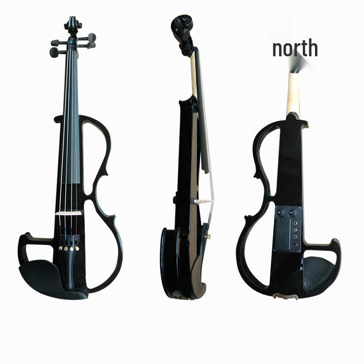 Beginner Black Electroacoustic Violin