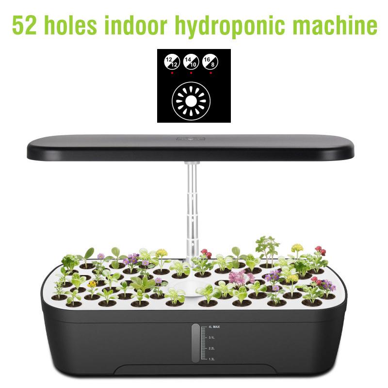 Premium Smart Hydroponic Planter Kit with Growth Lamp for Soilless Cultivation