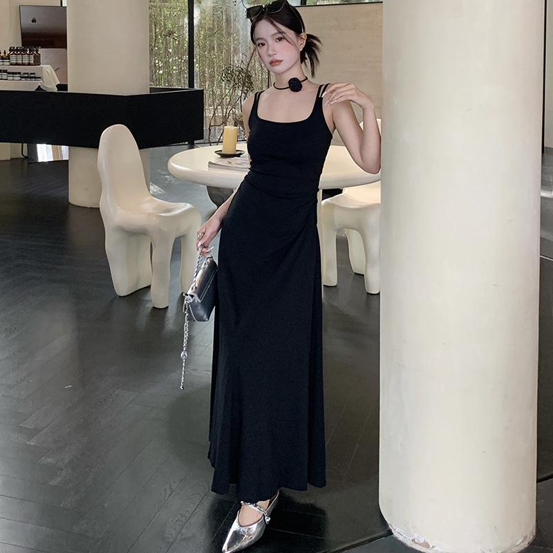 

Autumn Square Neck Sleeveless Dress with Removable Pads XL (Approx. 55-63 kg)