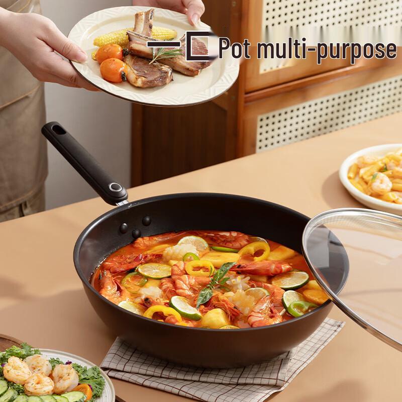 COOKER KING Non-Stick Stir-Fry Pan - 32cm