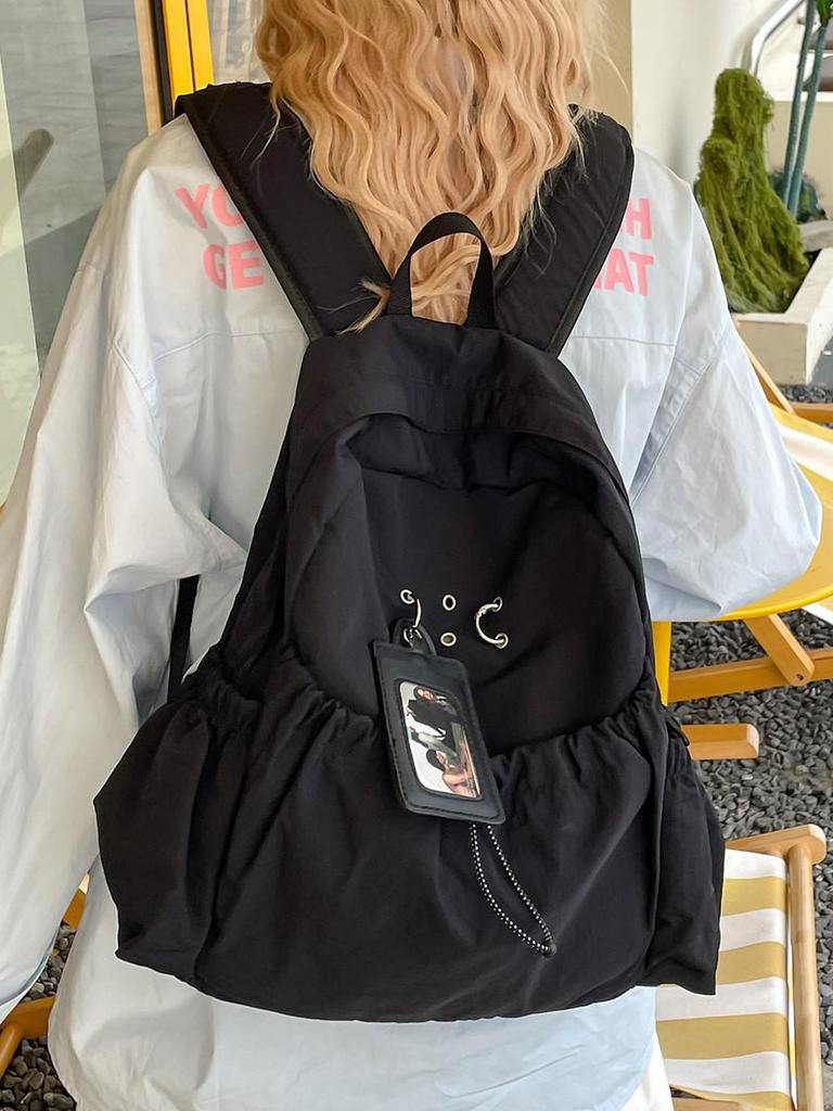 Moderner Leichter Damen Minimalistischer Rucksack: Vielseitig, Pendlerfreundlich, Lässig, Studenten-Schulranzen