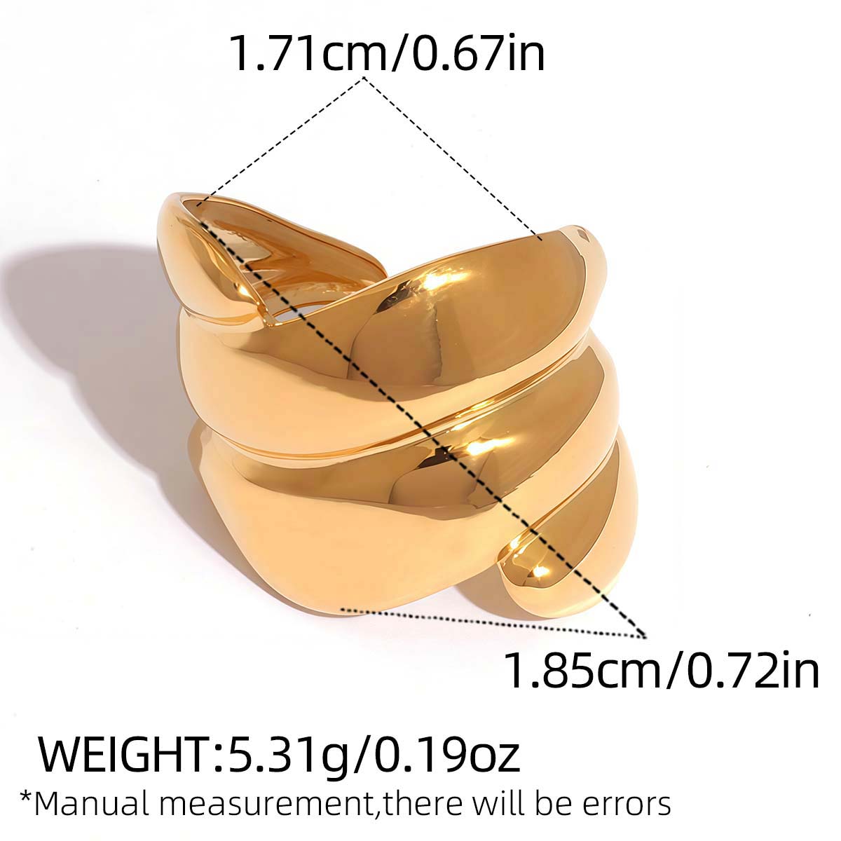 

Vintage Irregular Rings Set Geometric Metal Gold Copper Color Open Ring for Girls Women Men Goth Punk Couple Zircon