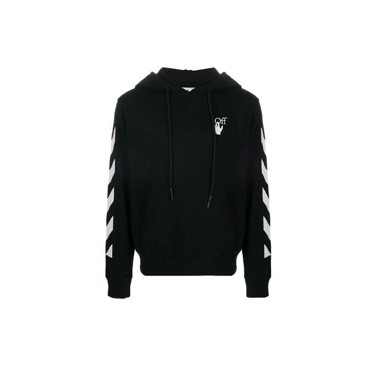 OFF WHITE Diagonal Stripes Hoodie OMBB034F20FLE0091001