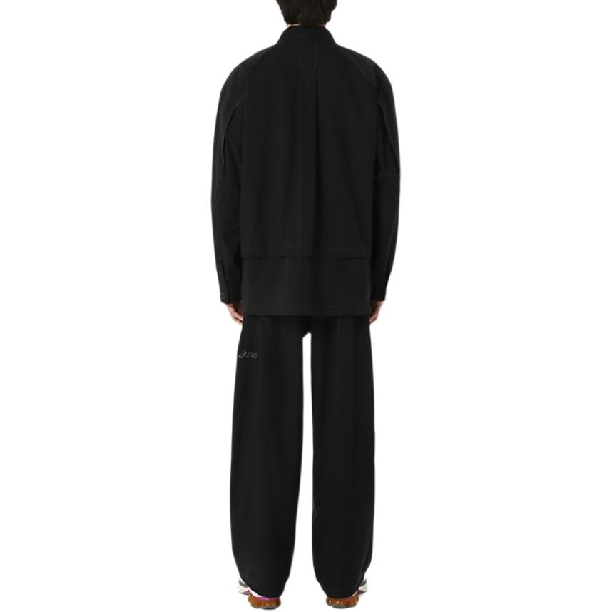 Asics Sports Lifestyle Series Solid Color Fashion Simple Durable Outdoor Work Casual Pants Unisex Pants Black 2203A308-001