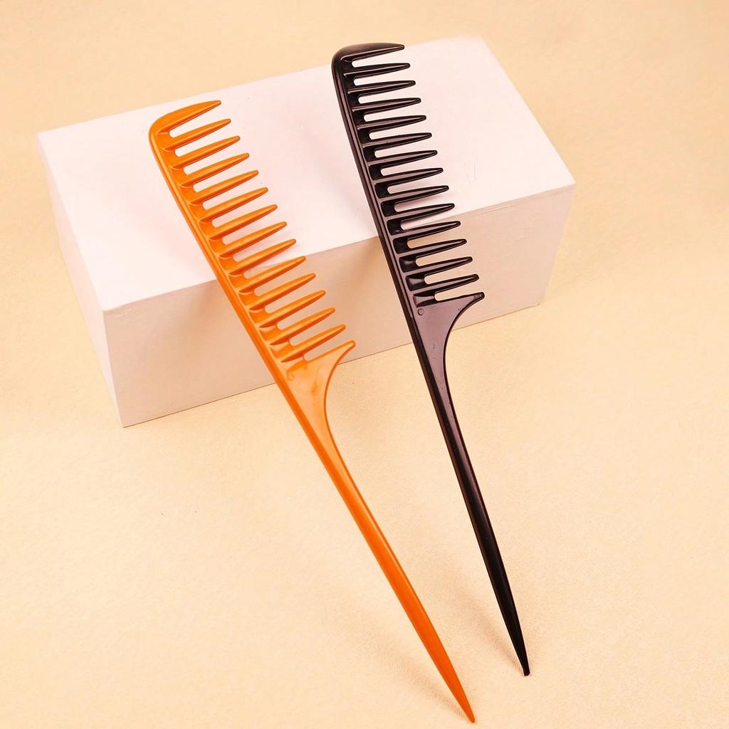 1 Pièce de Peigne à Queue Pointue Spécifique pour Salon de Coiffure, Peigne à Boucler à Dents Épaisses Épaissies, Outils de Coiffage Domestiques