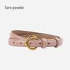 Cuckoo Women's Genuine Leather Skinny Belt for Jeans - Versatile Cowhide Casual Accessory