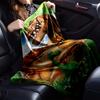 Good Dinosaur Cartoon Dinosaur Family Scene Print Flannel Blanket Soft Warm Throw Blanket for Sofa Bed Living Room