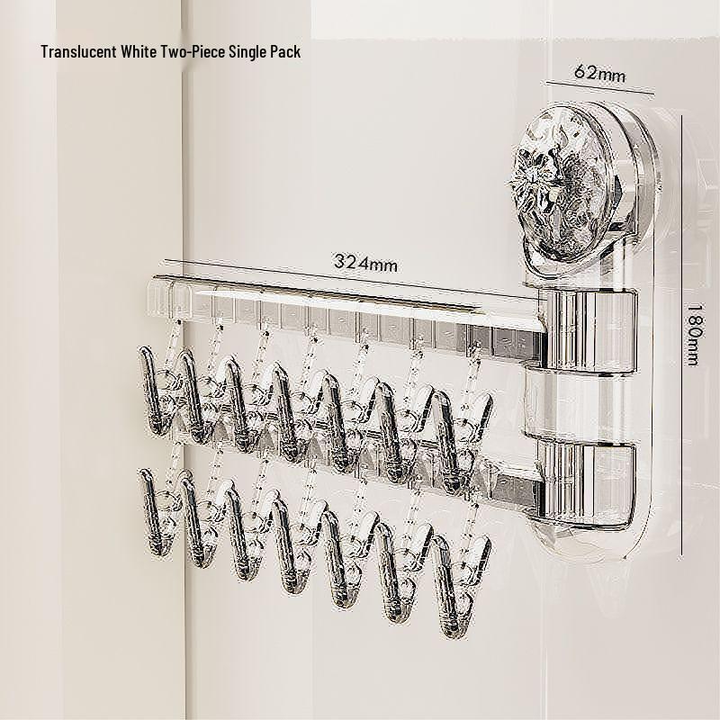 Multi-layer Luxury Sock Drying Rack with 14 Clips for Home and Balcony
