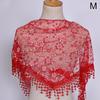 Women's Tassel Floral Lace Scarf Summer Clothing Accessories Fashion Scarves Shawl KTY