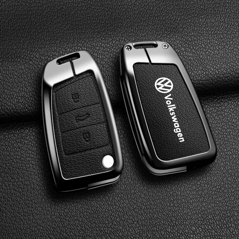 VOLKSWAGEN VW cinkötvözet Autó okos távirányító kulcstartó tok Fedél VW Volkswagen MK7 Golf 7 Tiguan MK2-höz Seat Ibiza Leon FR 2 At-hez
