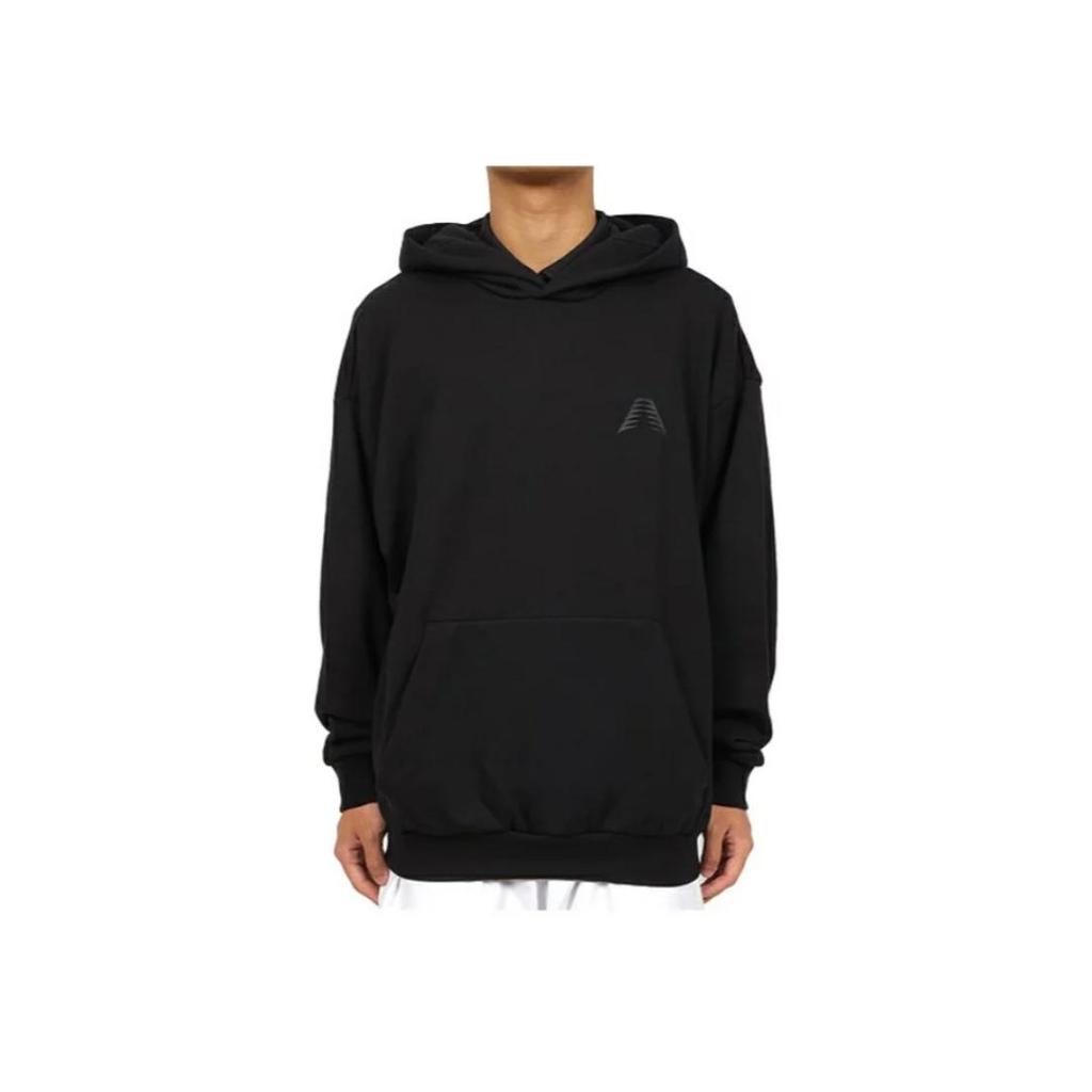 adidas Originals Einfarbiges Logo Bestickter Hoodie Langarm-Sweatshirt Herren Sweatshirt Schwarz IU2809