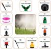 30m Automatic Drip Irrigation Kit with 4/7 Tubing for Outdoor Gardens