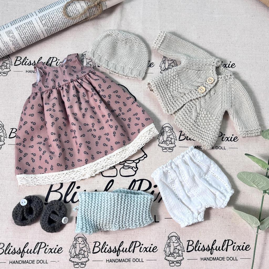 BlissfulPixie Waldorf Doll Cute Plush Toy for Perfect for Kids - Kaida, Handmade, 30cm, Soft, Girls,