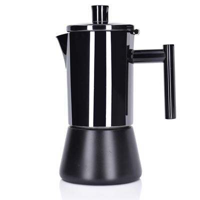 BARISTA Stovetop Espresso Maker, Steel, 6F