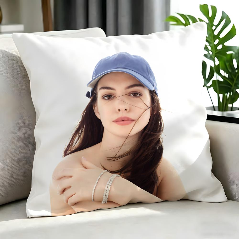 movie Anne Hathaway Cushion Cover Cushion Cover Set Pcs x x x Pillowcase Decorative Sofa Home Decor