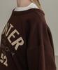 SSIN AND LEE (W) Solive Winter Cotton Sweatshirt Brown