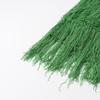 2025 Spring European & American Women's Sleeveless Tassel Dress