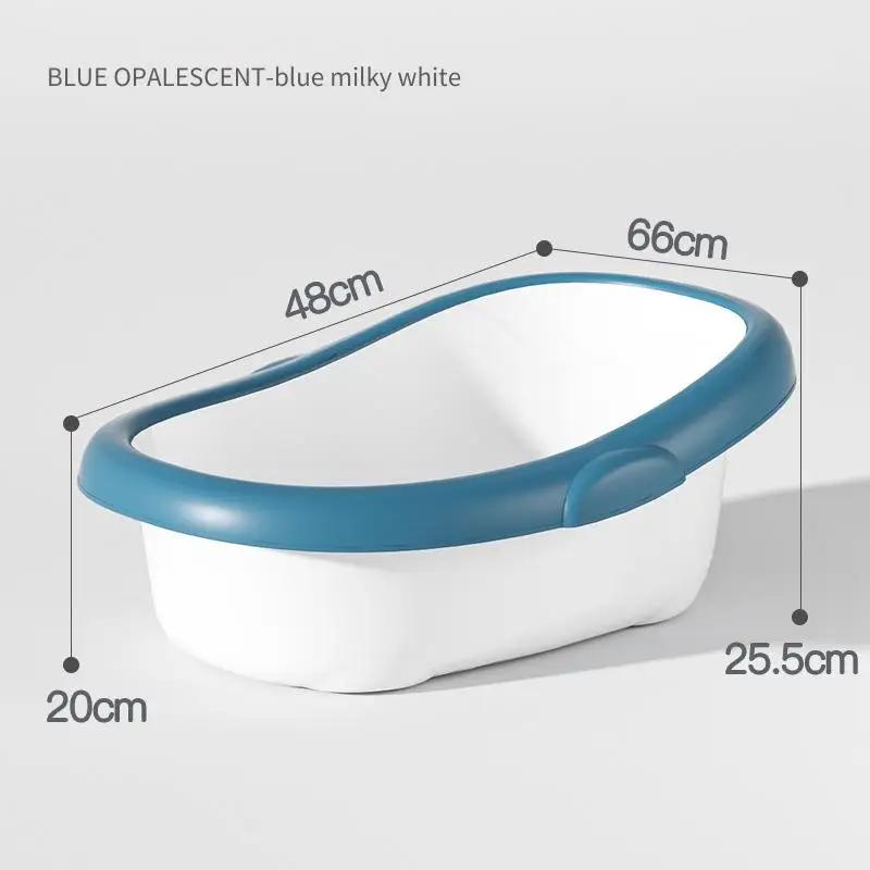 Thickened Sit-Lie Baby Shower Basin - Plastic Infant Bath Tub with Ergonomic Design Practical Maternity and Baby Bath Supplies
