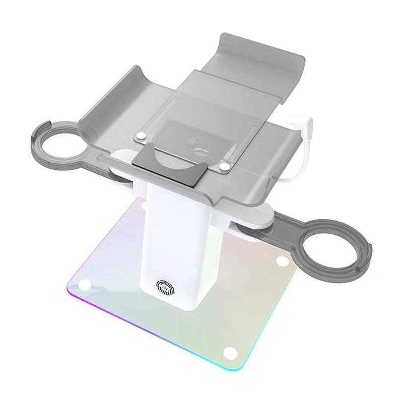 

Багатофункціональна підставка для зарядки та зберігання для Quest 3S/3/2 VR з світловими ефектами RGB - регульовані режими білий