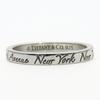 Used TIFFANY&Co. Ring Notes Narrow New York EU#57 Silver925 2.9g Silver Accessories