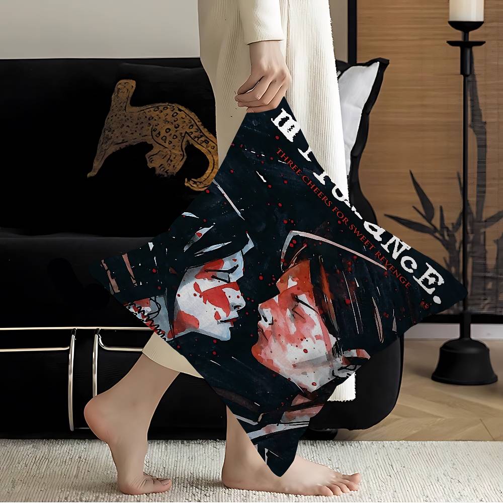 My C-Chemical R-Romance Band Cushion Cover Pillowcase Upholstery Sofa Throw Pillow Home Decor Pillowcas