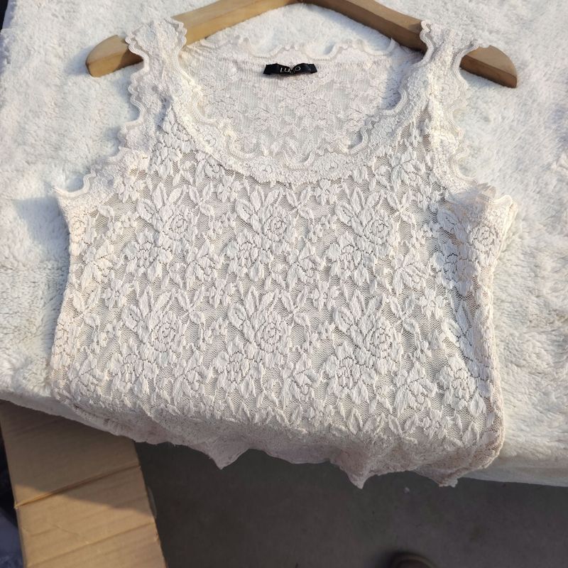 

Французский Большой Бренд! Экспорт Женская кружевная рубашка Безрукавка Летняя Приталенная Полая Сексуальная Прозрачная Нижнее белье Skin pink 1m