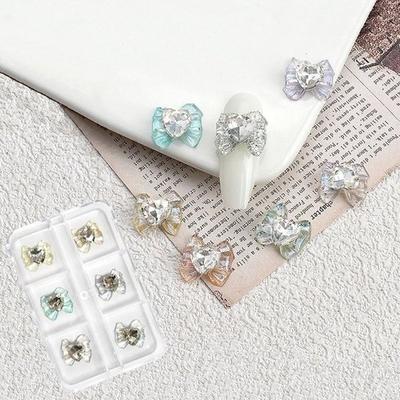 Nail Art Mysterious Charm Mermaid King Ribbon Parts 6-piece Set (WD378E5)
