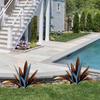 Gartenkunst Metall Agave Dekoration Außen Skulptur