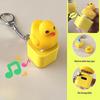 Duck Fidget Toy Quacking Fidget Toy Rechargeable Duck Key Chain Stress Relief Sensory Game Squeaky Home Decor For Bag & Tabletop