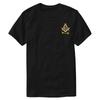 Διεθνές Μασονικό T-Shirt 100% Βαμβακερό Λαιμόκοψη O Κοντομάνικο Καλοκαιρινό Casual Ανδρικό T-Shirt Μόδα Streetwear