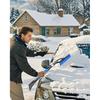 33'' Snow Brush And Ice Scraper For Car Windshield, Aluminum Extendable Snow Removal Tool For Car Window With Foam Grip, Soft Broom Head For Car SUV