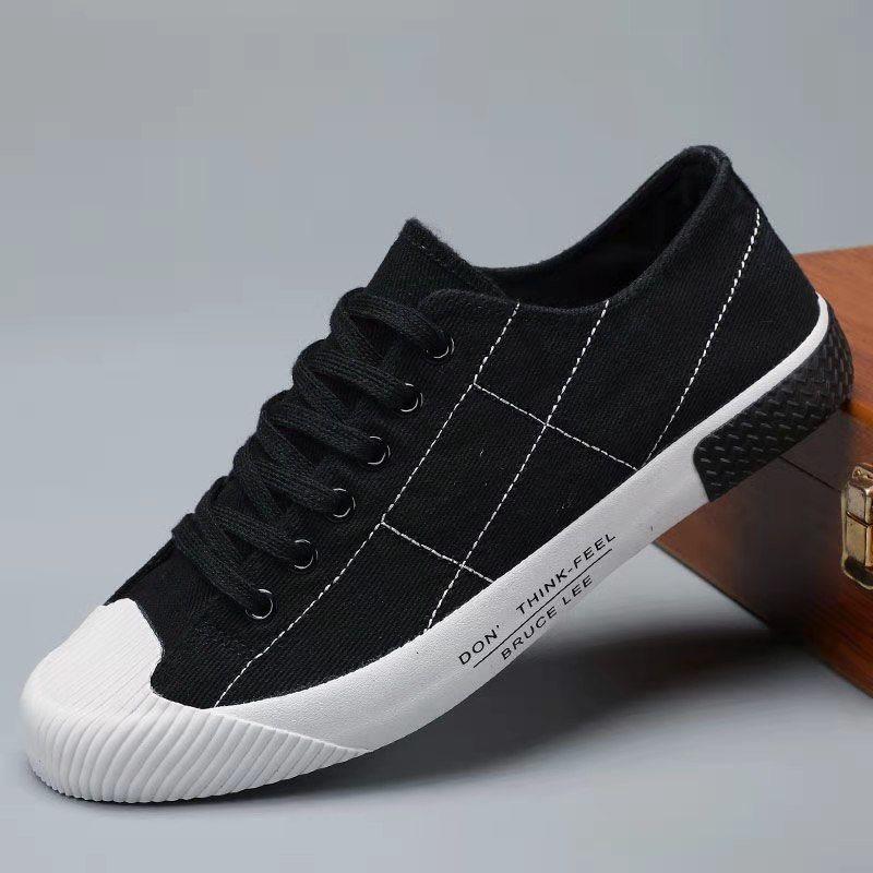 Men's shoes are breathable in , lazy canvas trendy shoes, casual board shoes, versatile men's work cloth shoes