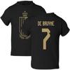 Belgien Fußballpokal Fan - De Bruyne 7 T-Shirt im Jersey-Stil für Kleinkinder