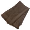 LOUIS VUITTON Large format Monogram Voal silk Stall Brown silk unisex Used