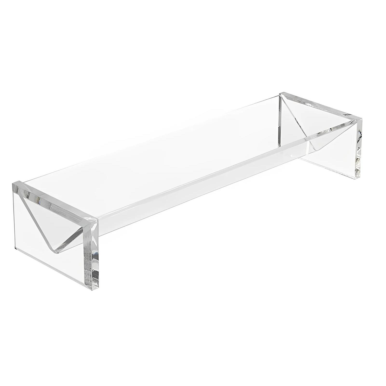 

22cm Dessert Cookie Display Plate Modern European Style Acrylic Rectangle Tray Fruit Serving Tray for Restaurant Kitchen Home