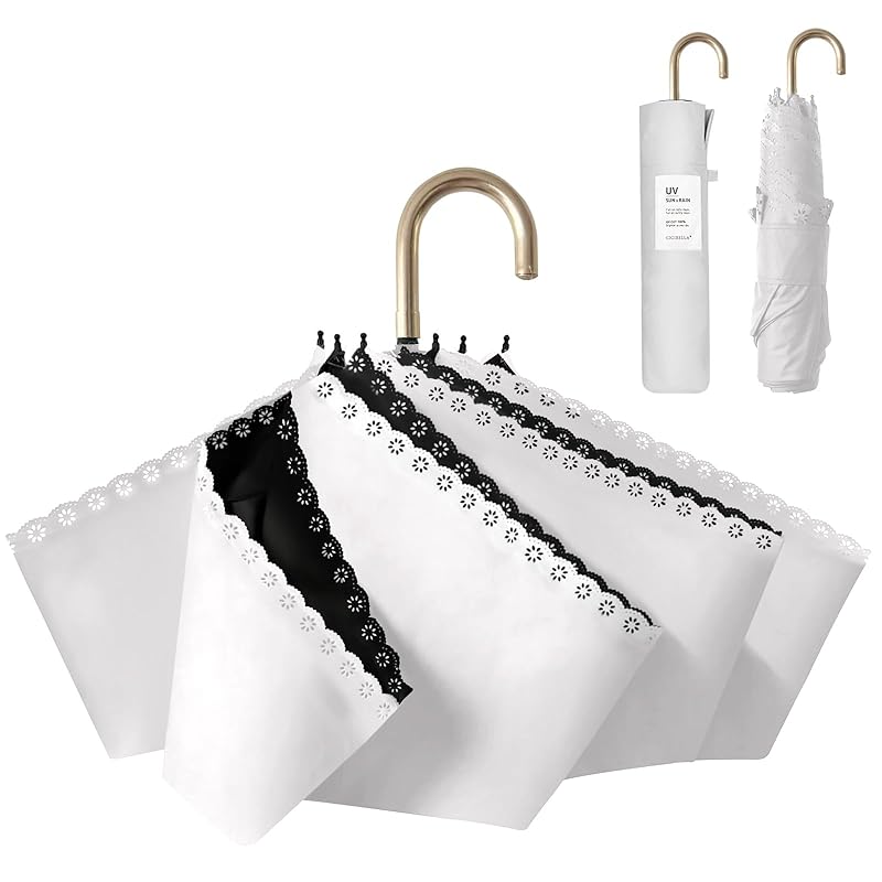 

[Shio Shii SeaSwim] Ultra lightweight parasol folding umbrella ladies parasol uv cut 100% complete blackout and heat shielding Umbrella for both sun