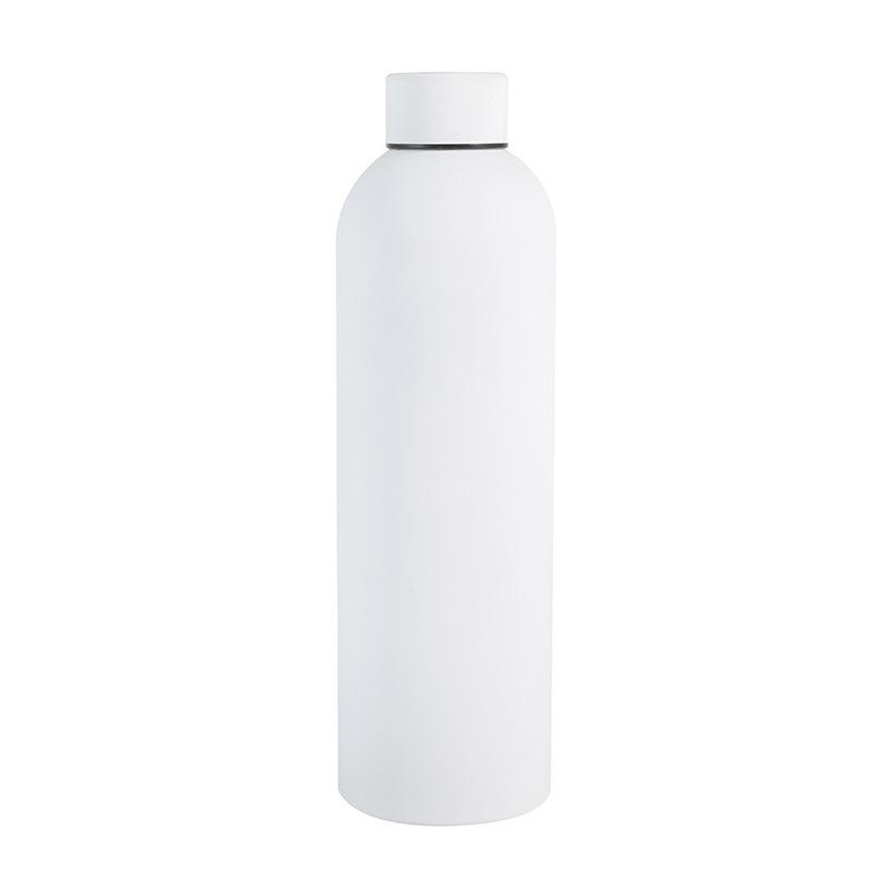 750ml Frosted Stainless Steel Sports Thermos Bottle with Narrow Mouth 350ml