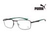 Puma Eyeglass Frames PU0093O 002 Square Metal Glasses for Women and Men