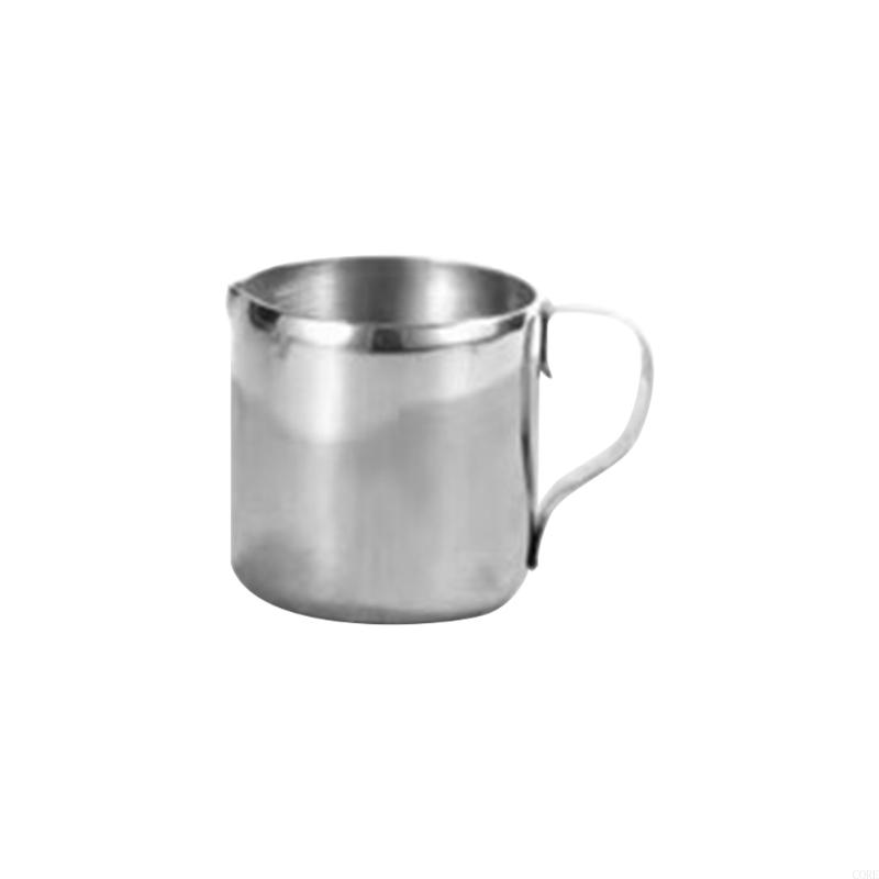 Stainless Steel Espressos Frothing Cup Milk Frother Pitcher Milk Frothing Jugs Latte Pitcher for Home Kitchens and Cafes