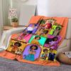 1pc, Home Decor Gift: Cozy Flannel Blanket for Bedroom, Living Room, Travel, Camping, Car