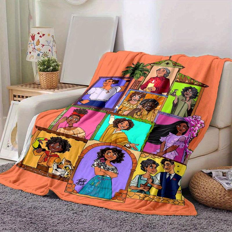 1pc, Home Decor Gift: Cozy Flannel Blanket for Bedroom, Living Room, Travel, Camping, Car