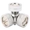 M14x1.5 3 Hole FanType Sprinkler Head Mist Spray Nozzle for Agricultural Electric Sprayer Parts