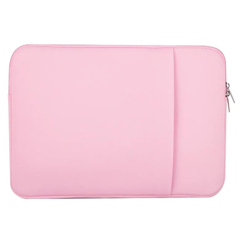 Housse Sacoche d'ordinateur portable souple 15,6 17,3 pouces Pour Macbook Air Case Pro 11 12 13 14 15 17 pouces Housse de protection pour ordinateur portable Huawei For Macbook 11 inch rose