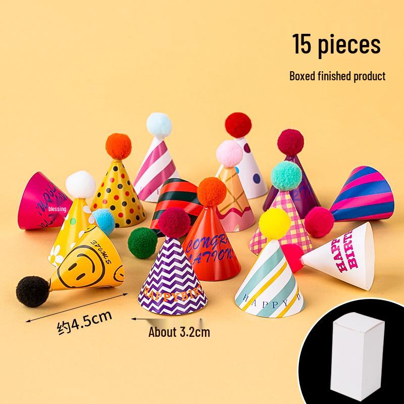 Children's Day Cupcake Toppers: Cute Cartoon Inserts - 61 Pieces