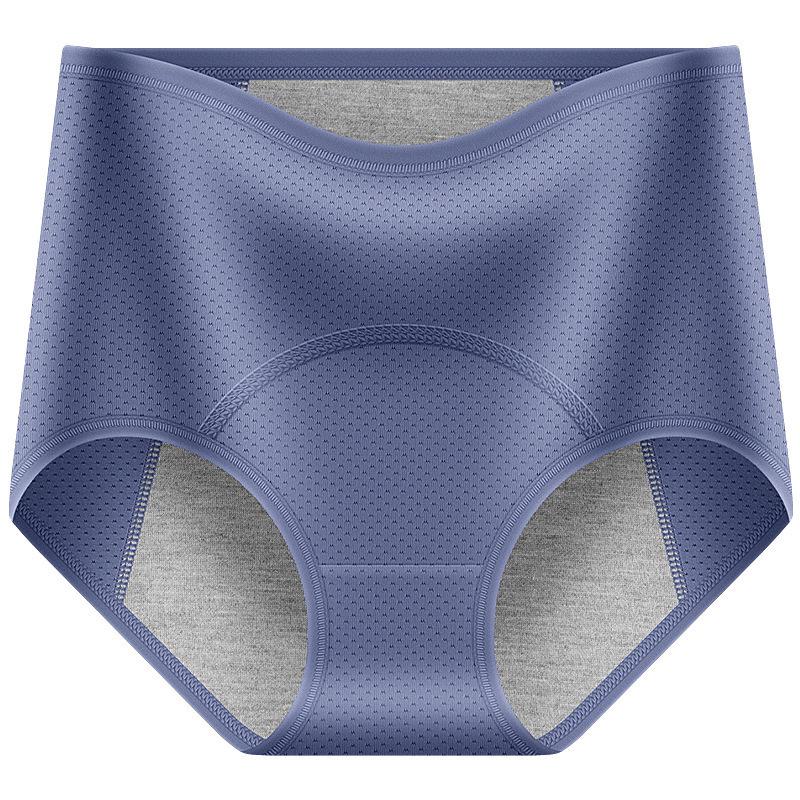 Damen Eisseide Auslaufsicher Menstruationsunterwäsche mit mittlerer Taille