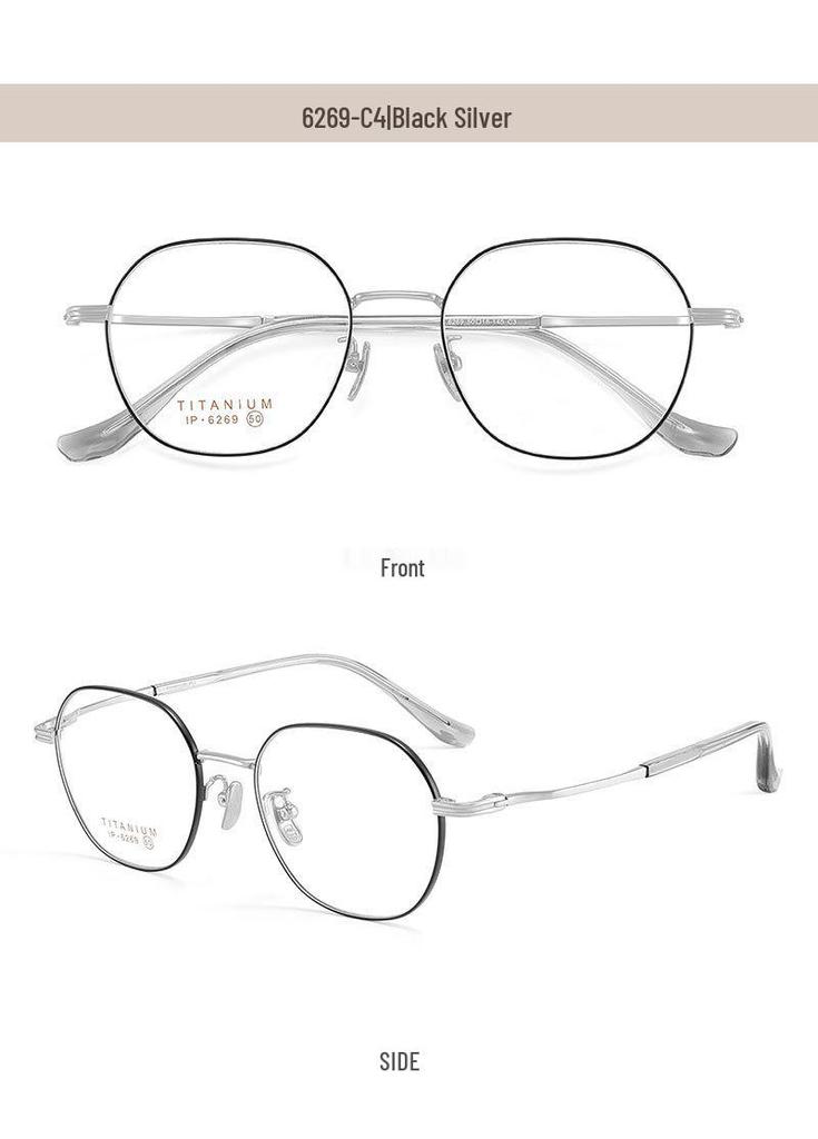 Forest-inspired Oxygen-rich Elegant Pure Titanium Glasses with Gentle, Non-pinching High-elastic Titanium Legs