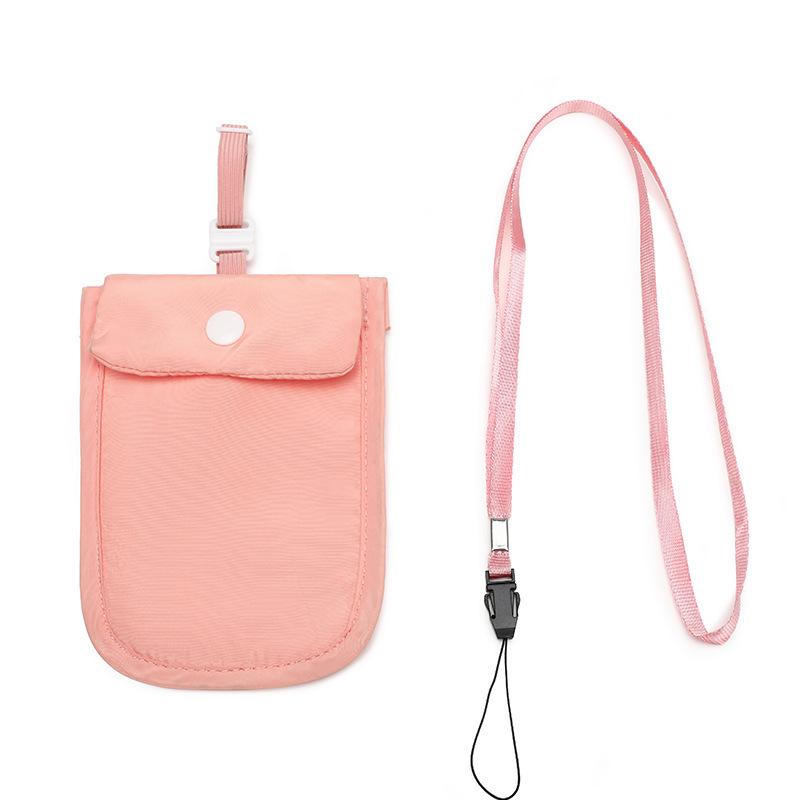 1pc Women Hidden Bra Wallet Solid Color Travel Bra Wallet Flap Clasp Money Belt Pouch Pickpocket Belt Ladies Pocket Cute Wallet