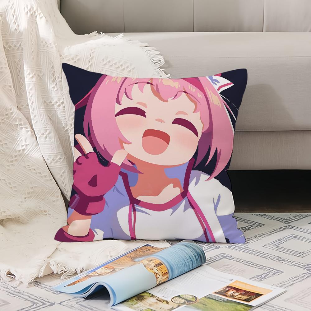 Söt U-Uma M-Musume P-Pretty D-Derby Kuddfodral Kontorskuddar Lämpliga för Soffa Bil Sovrum Dekorativt Kuddfodral