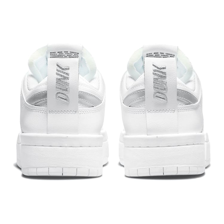 Nike Dunk Low Disrupt 'White Metallic Silver' Women's DJ6226-100